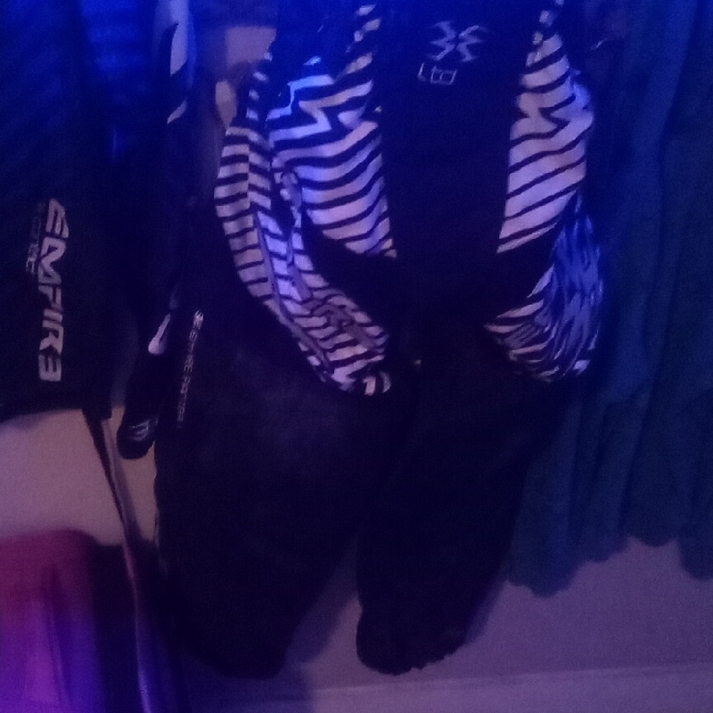 Black and White Men's Pants